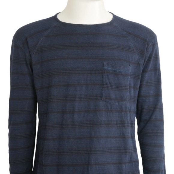 Urban Outfitters Koto Blue Daimyo Blocked Long Sleeve Size Medium - Picture 3 of 7